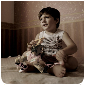 Royal Opera House home page portfolio menu hover tile in colour.